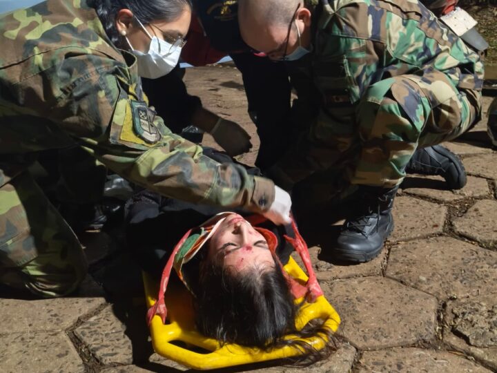 Realizaron un simulacro de siniestro vial múltiple con 18 victimas en Puerto Iguazú
