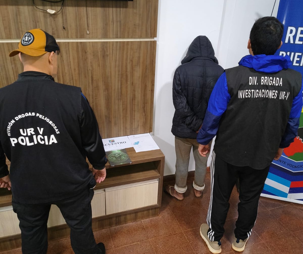 Dealer fue detenido con dosis de cocaína para el narcomenudeo en Iguazú