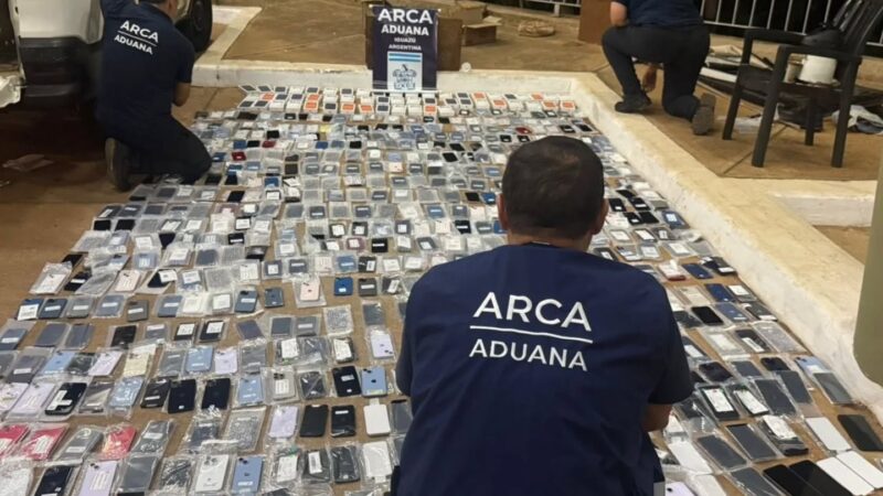 Iguazú: Más de 600 celulares fueron secuestrados en el Puerto Tres Fronteras