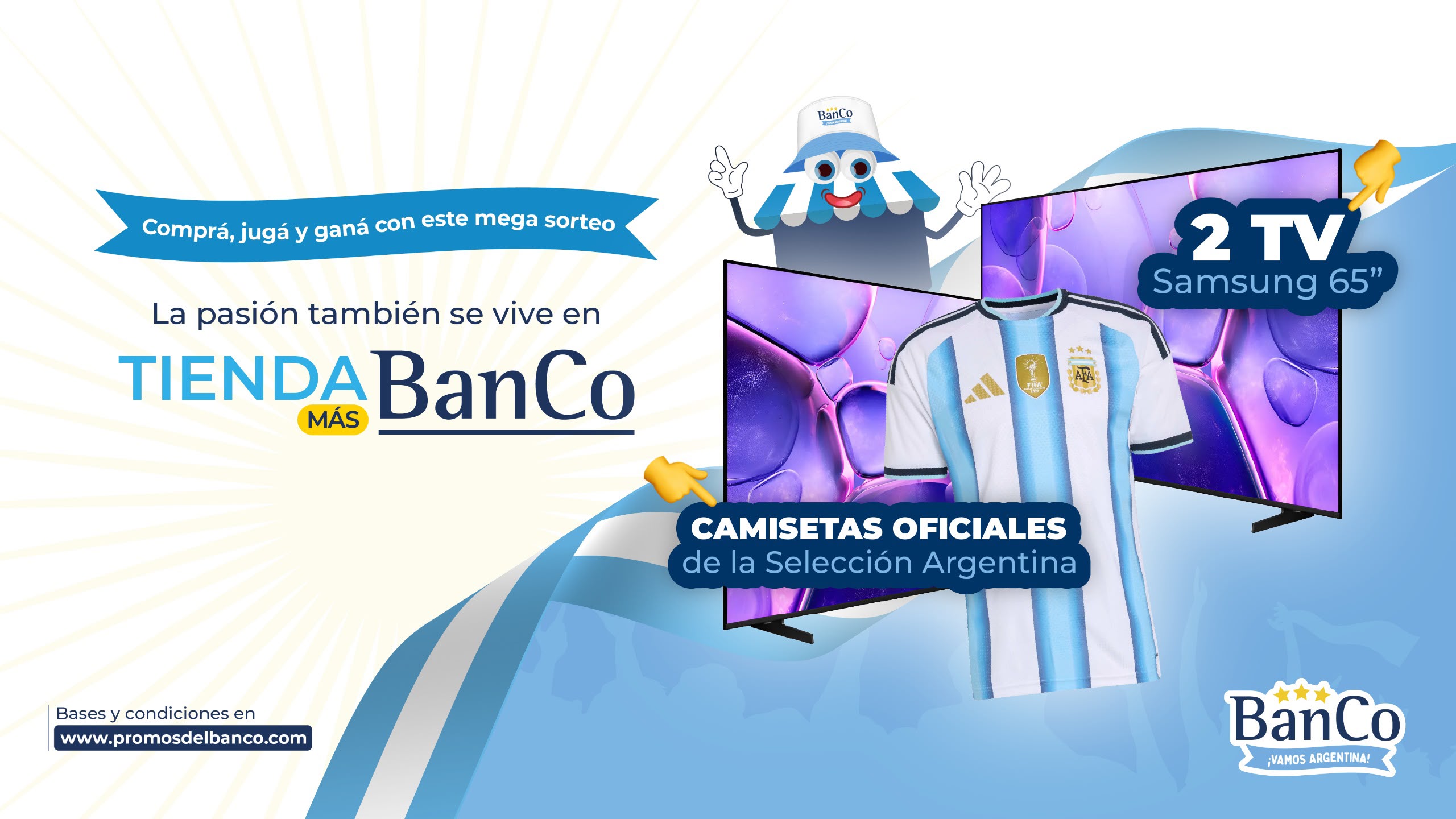 Últimos días para participar del sorteo de Tienda MÁSBanco