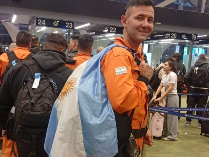 Brigadista iguazuense forma parte del equipo de rescate que envió Argentina a Venezuela