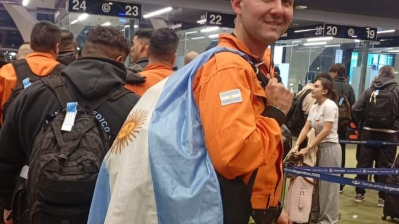 Brigadista iguazuense forma parte del equipo de rescate que envió Argentina a Venezuela