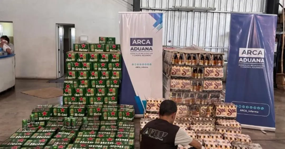 Incautaron más de 55 mil bebidas de contrabando valuadas en $744 millones