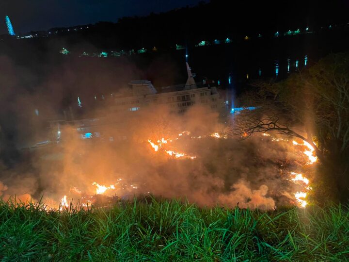 Festejos con fuegos artificiales habría provocado un incendio de pastizales