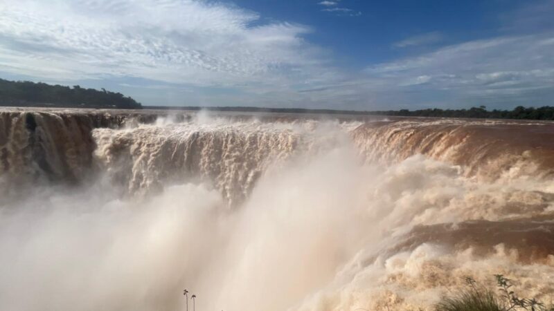 Este jueves 2 de julio estará cerrado el circuito Garganta del Diablo por la crecida del río Iguazú 