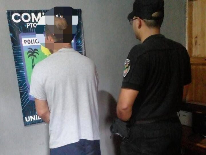 Violento terminó detenido por amenazar y agredir físicamente a su pareja