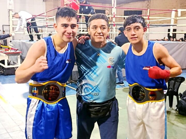 Iguazú dejó su huella en una doble jornada de boxeo en San Ignacio y Oberá