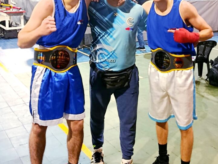 Iguazú dejó su huella en una doble jornada de boxeo en San Ignacio y Oberá