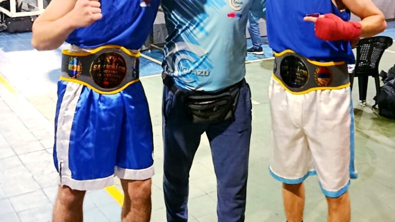 Iguazú dejó su huella en una doble jornada de boxeo en San Ignacio y Oberá
