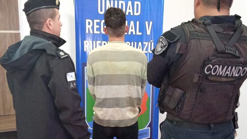 Iguazú: Arrestaron a un hombre que amenazó con un cuchillo a una mujer y su hija
