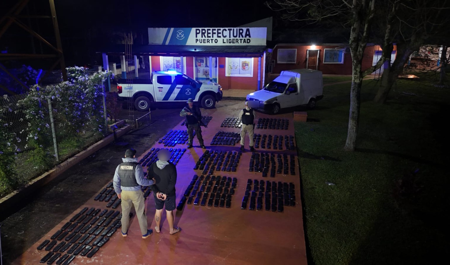 Wanda: Prefectura secuestró más de 400 kilos de droga y detuvo a un hombre
