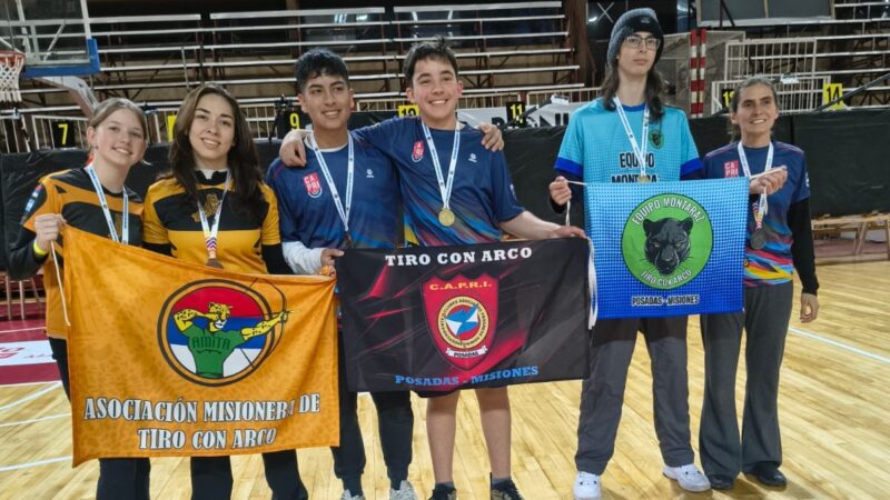 Misiones obtuvo tres medallas de oro de la Final Nacional Indoor de Tiro con Arco