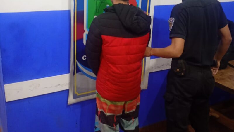 Puerto Iguazú: detuvieron al joven que andaba a los tiros en barrio 1º de Mayo