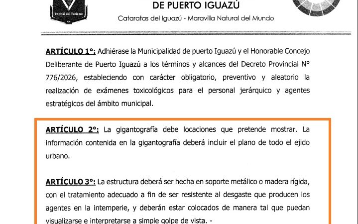 Iguazú: El Concejo Deliberante emitió un despacho de comisión sin sentido evidenciando la falta de preparación para ocupar cargos públicos