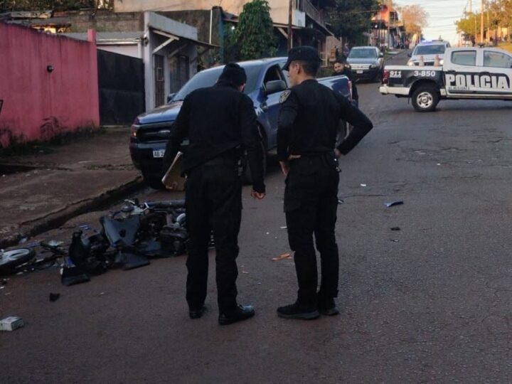 Un motociclista de 18 años está en terapia intensiva tras un choque en Iguazú