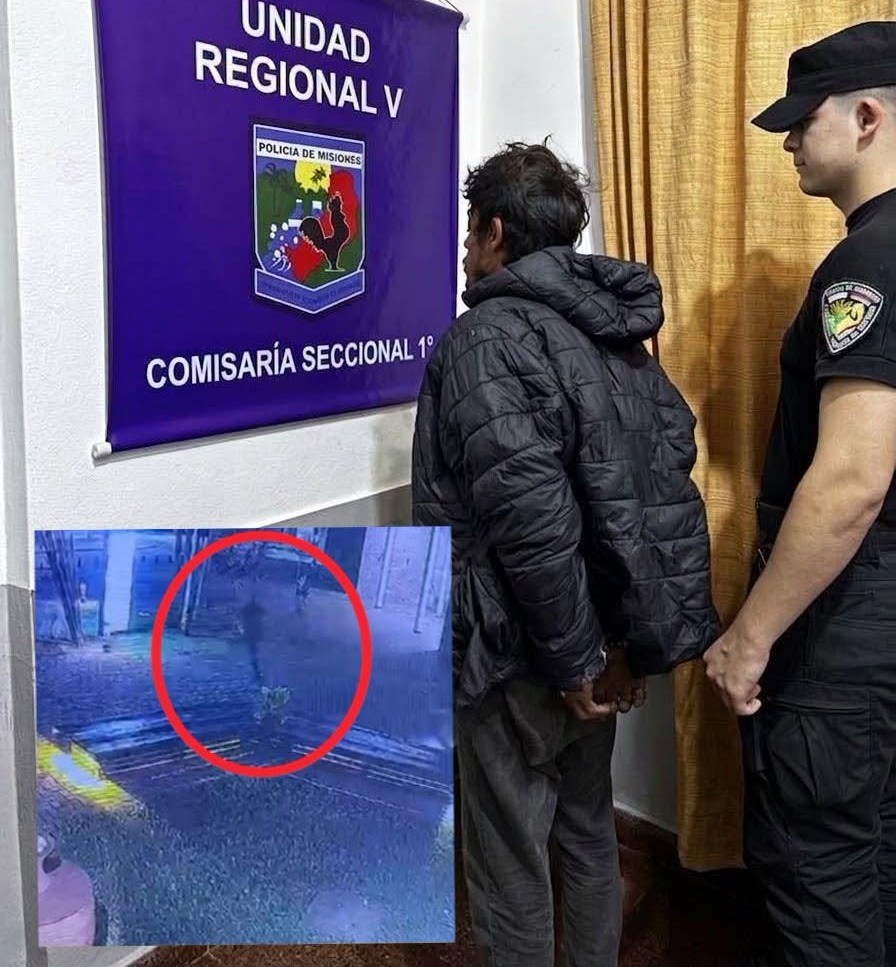 Cayó «Vito» cuando intentaba robar cables de un hotel en Iguazú