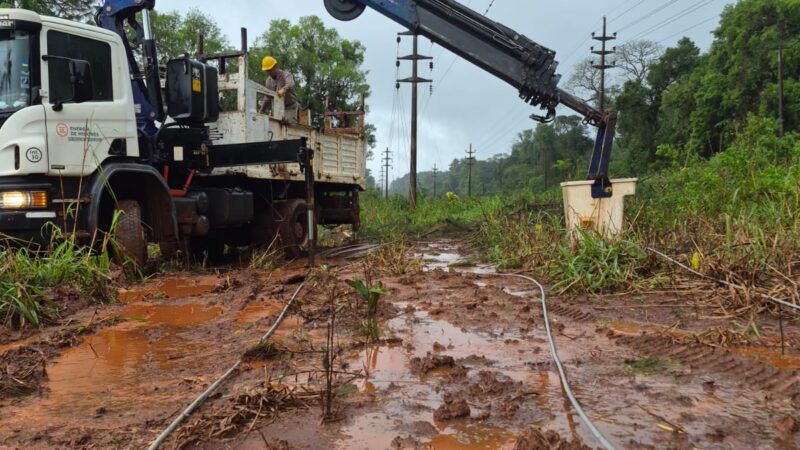 Emergencia climática: municipios del Norte recuperaron suministro eléctrico