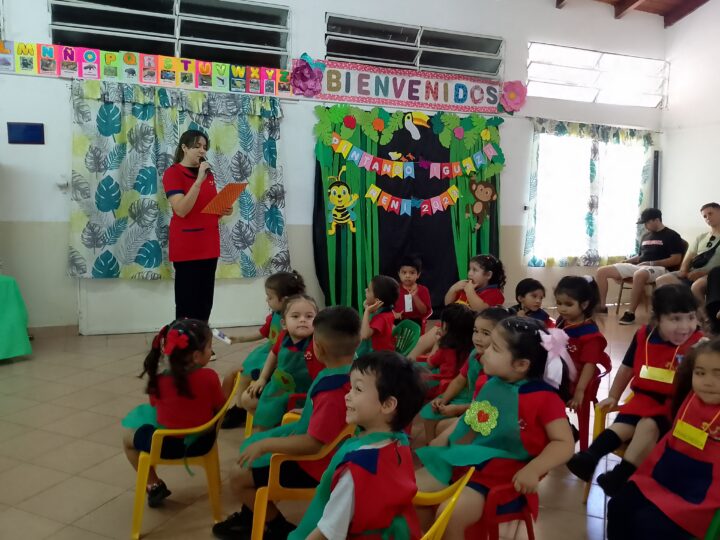 Niños de 3 y 4 años expusieron sobre la flora y fauna de la selva Misionera