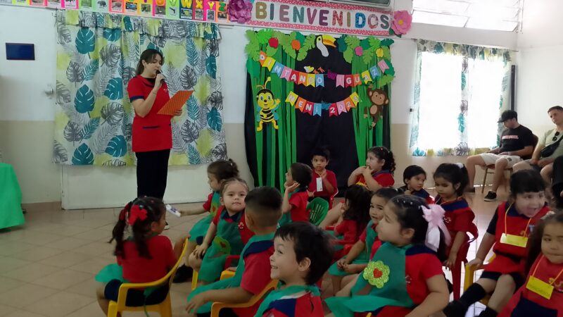 Niños de 3 y 4 años expusieron sobre la flora y fauna de la selva Misionera
