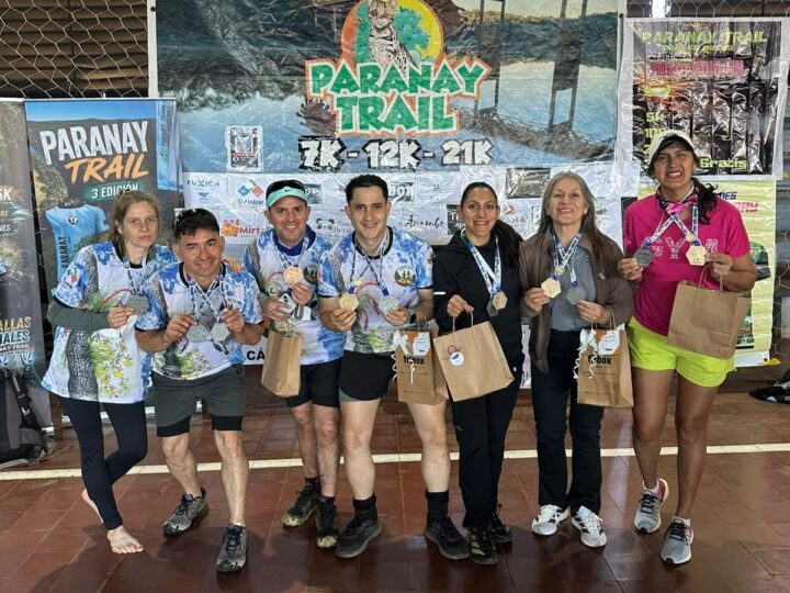 Corredores Iguazuenses subieron al podio en la competencia de Paranay Trail
