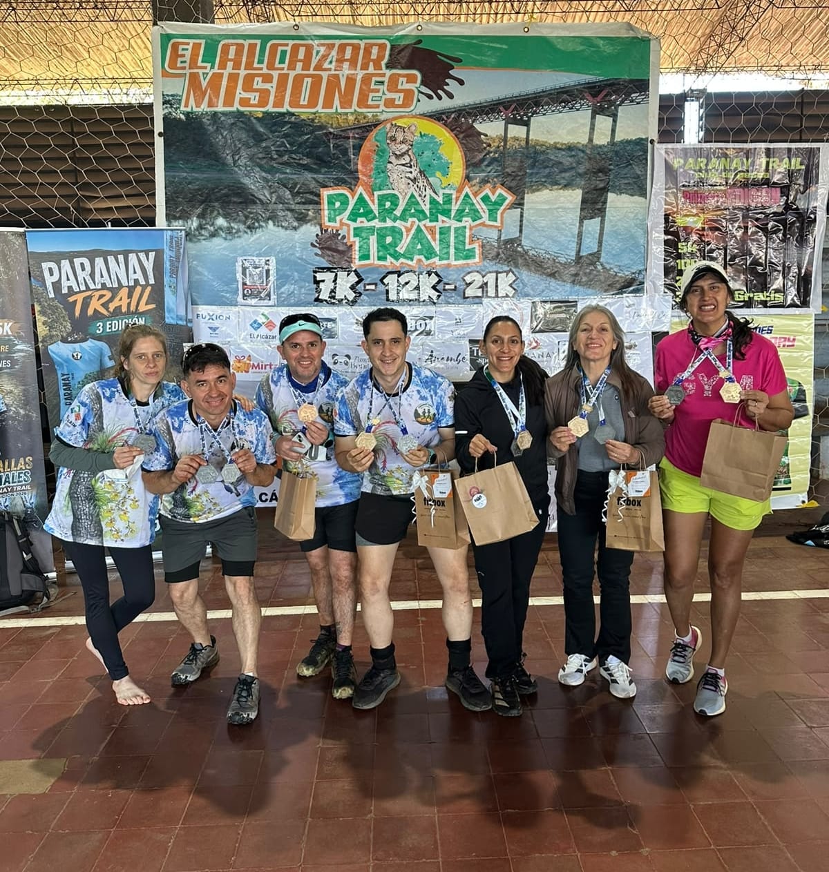 Corredores Iguazuenses subieron al podio en la competencia de Paranay Trail