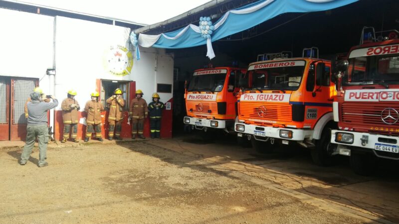 Sirenazo Nacional: Bomberos Voluntarios de Iguazú hicieron sentir su reclamo