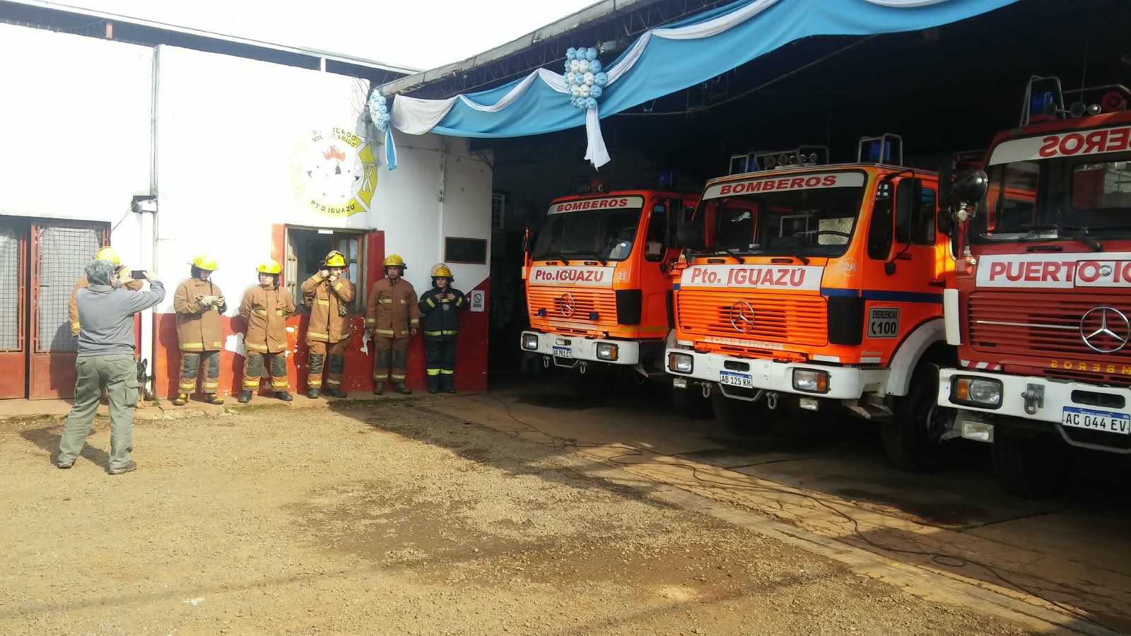 Sirenazo Nacional: Bomberos Voluntarios de Iguazú hicieron sentir su reclamo