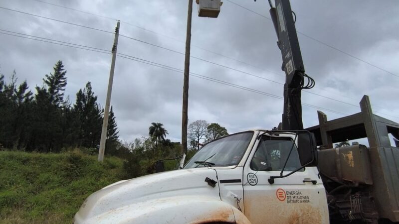 Emergencia climática: continúa el operativo para recuperar el servicio en las zonas afectadas