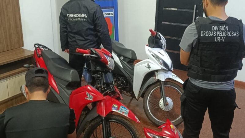 Secuestraron dos motocicletas que iban a ser comercializadas en Puerto Iguazú