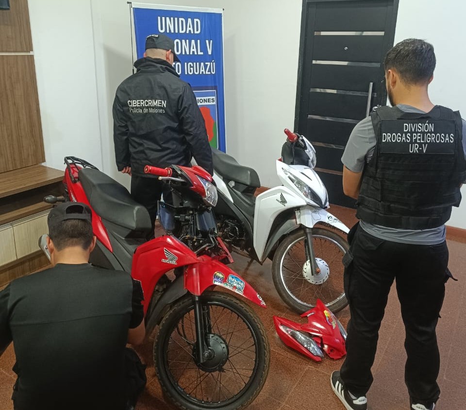 Secuestraron dos motocicletas que iban a ser comercializadas en Puerto Iguazú