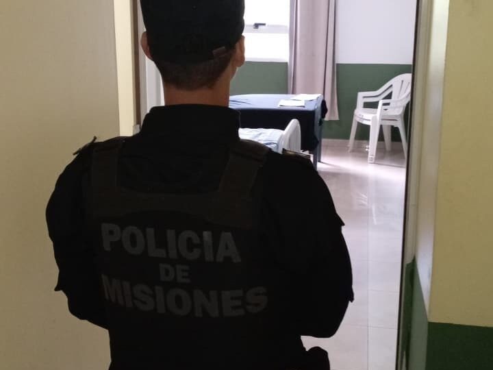 Zalazar fue trasladado al hospital de Eldorado y permanece con custodia policial