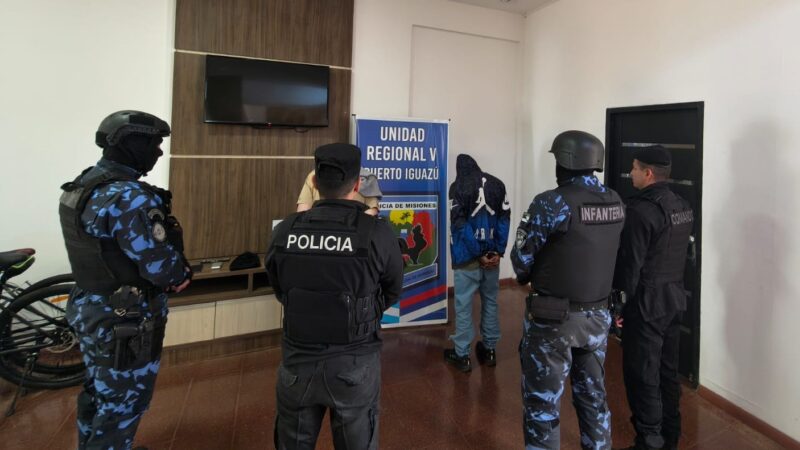 Iguazú: Detuvieron a “Danielito” y su cómplice, acusados de robo a mano armada