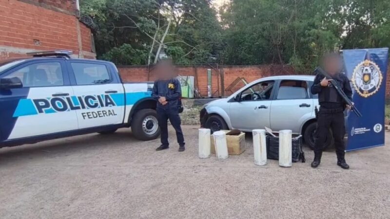 Dos paraguayos y un argentino, detenidos por llevar droga en tubos de PVC