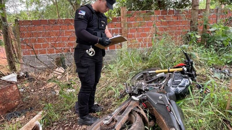 Tras la captura de Danielito recuperaron la moto que se habría robado en Iguazú