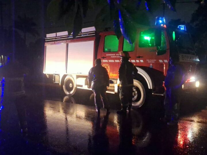Bomberos asistieron a un hombre atropellado sobre avenida Libertad