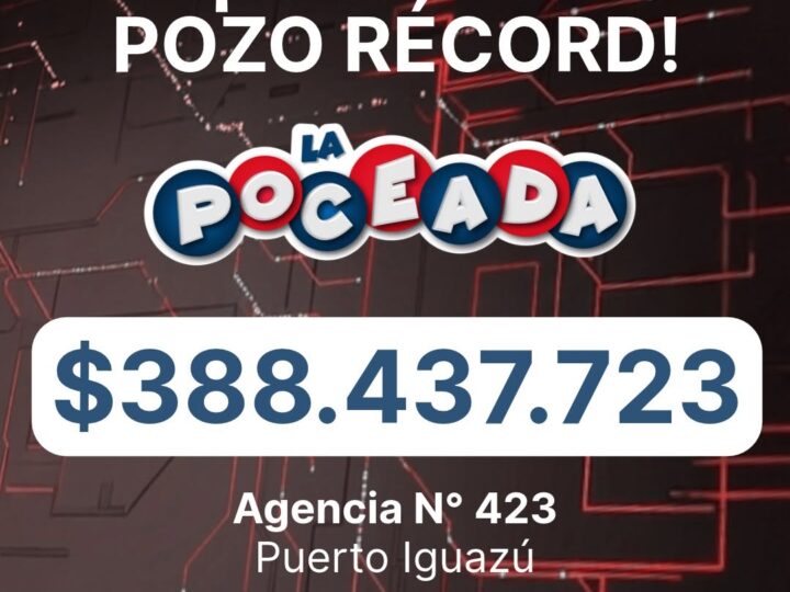 Salió la Poceada! Iguazú tiene nuevo Millonario