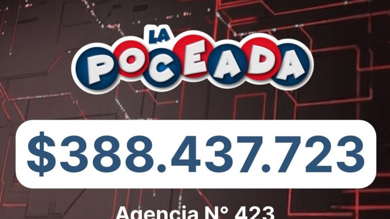 Salió la Poceada! Iguazú tiene nuevo Millonario