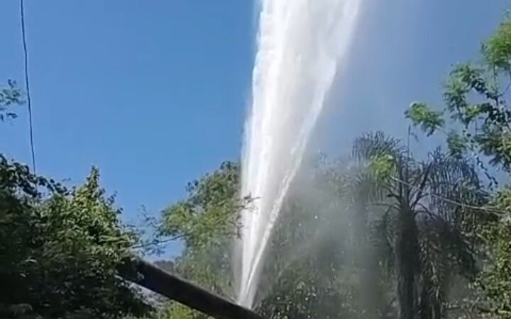 Un bajón de energía provocó un golpe de ariete y dañando la cañería de IMAS