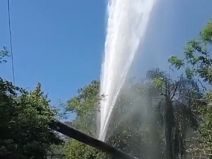 Un bajón de energía provocó un golpe de ariete y dañando la cañería de IMAS
