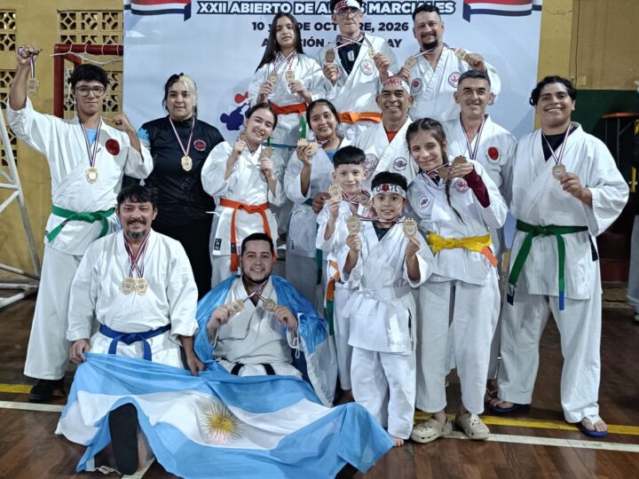 Delegación de karate de Iguazú obtuvo 25 medallas en el Panamericano de Artes Marciales