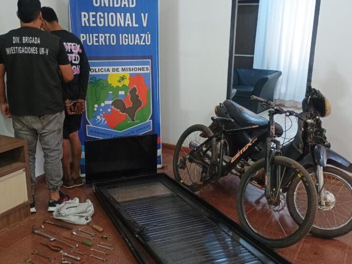 Otra vez Orti! Lo sorprendieron forzando la entrada de una casa y terminó detenido