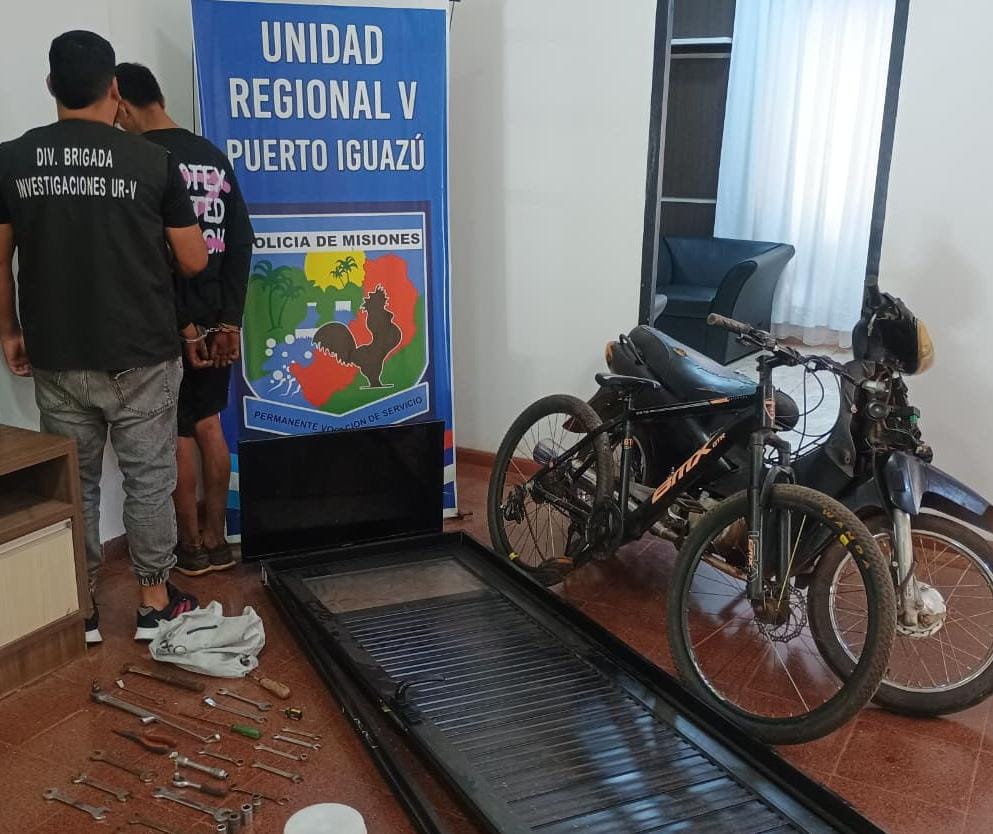 Otra vez Orti! Lo sorprendieron forzando la entrada de una casa y terminó detenido
