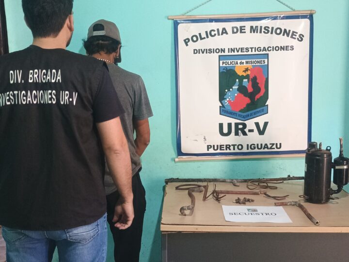 Identificaron al presunto ladrón de conexiones de aires acondicionados: fue detenido