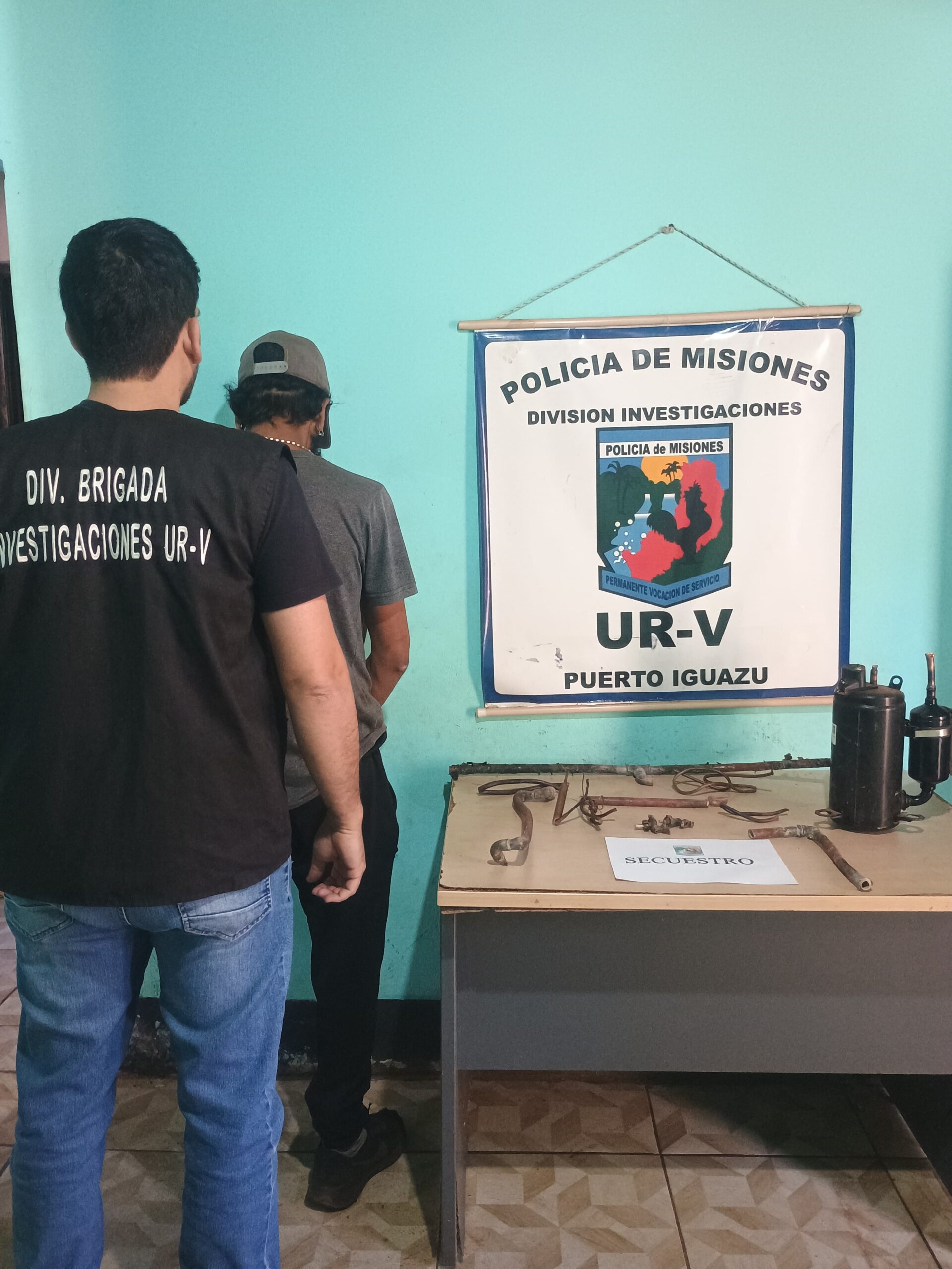 Identificaron al presunto ladrón de conexiones de aires acondicionados: fue detenido