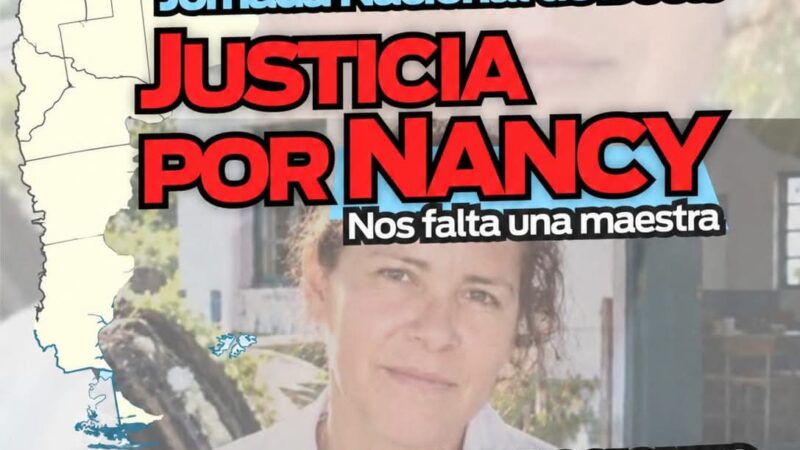 Convocaron a un paro nacional para exigir justicia por el asesinato de la docente correntina Nancy Godoy